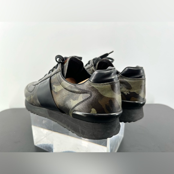 Prada Matchrace Leather sneakers in green & black Camo size 11 - Picture 9 of 14